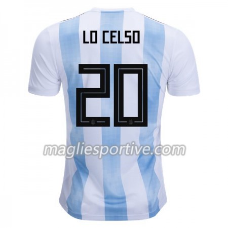 Completo Calcio Argentina Lo Celso 20 Divisa Prima Mondiali 2018